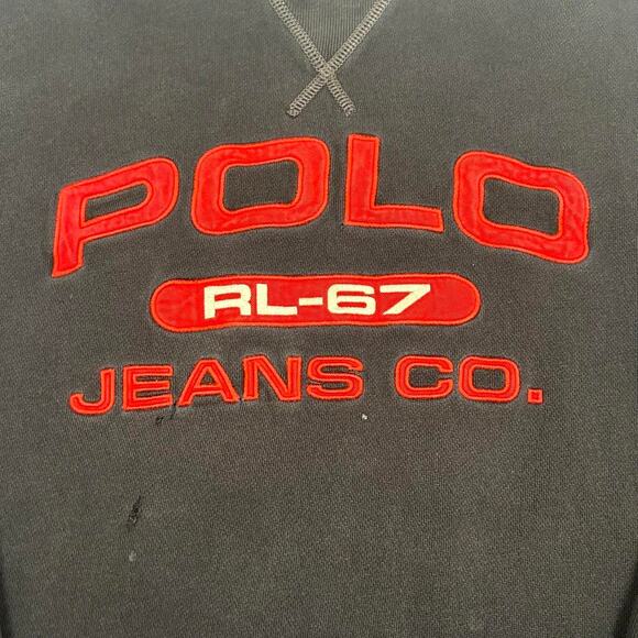 Vintage Polo Jeans Company Spellout Sweatshirt - Picture 2 of 7